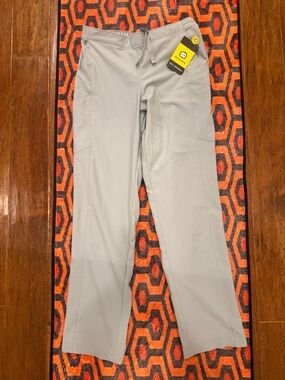 WonderWink Scrub Pants Womens Medium Grey Modern Fit Straight Leg NWT
